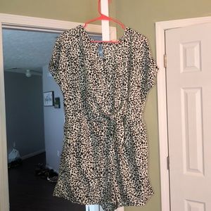 Cheetah print Boutique romper